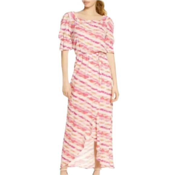 FRAICHE by J  Maxi dress tulip hem M - Picture 1 of 6